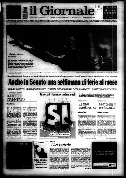 Il giornale : quotidiano del mattino